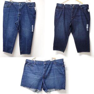 BUNDLE (3)  NWT Old Navy Womens Jeans and Shorts Size 28